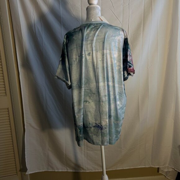 Pixie Lady Pastel floral top Size 2x - Picture 2 of 5